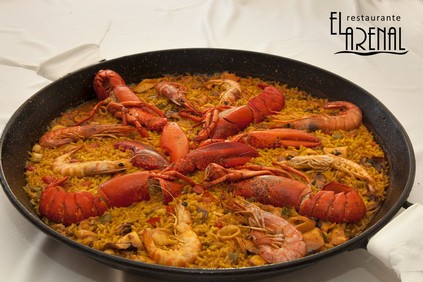 Arroz con Bogavante, El Arenal. Arroz con Bogavante Arrocería Restaurante El Arenal Alcocebre.